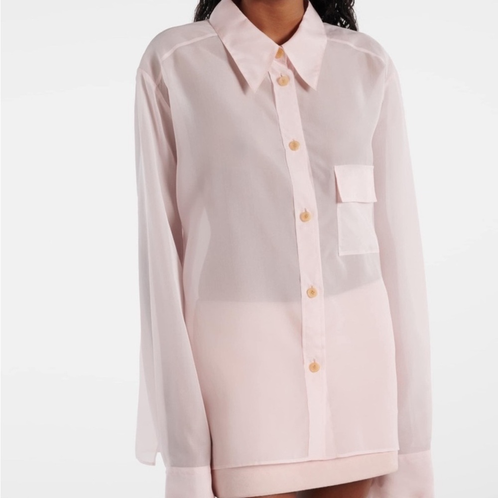 KHAITE silk shirt